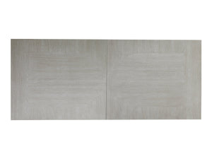 Solimar Wire-brushed White Oak Extendable Dining Table Seats Ten Arch Detail