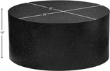 Terrazo Coffee Table 237Black-C Meridian Furniture