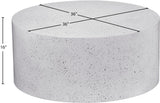 Terrazo Coffee Table 237White-C Meridian Furniture