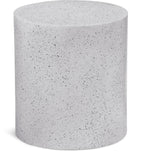 Terrazo End Table 237White-E Meridian Furniture