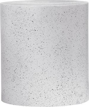 Terrazo End Table 237White-E Meridian Furniture