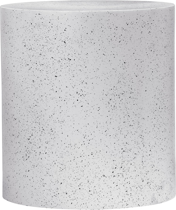 Terrazo End Table 237White-E Meridian Furniture