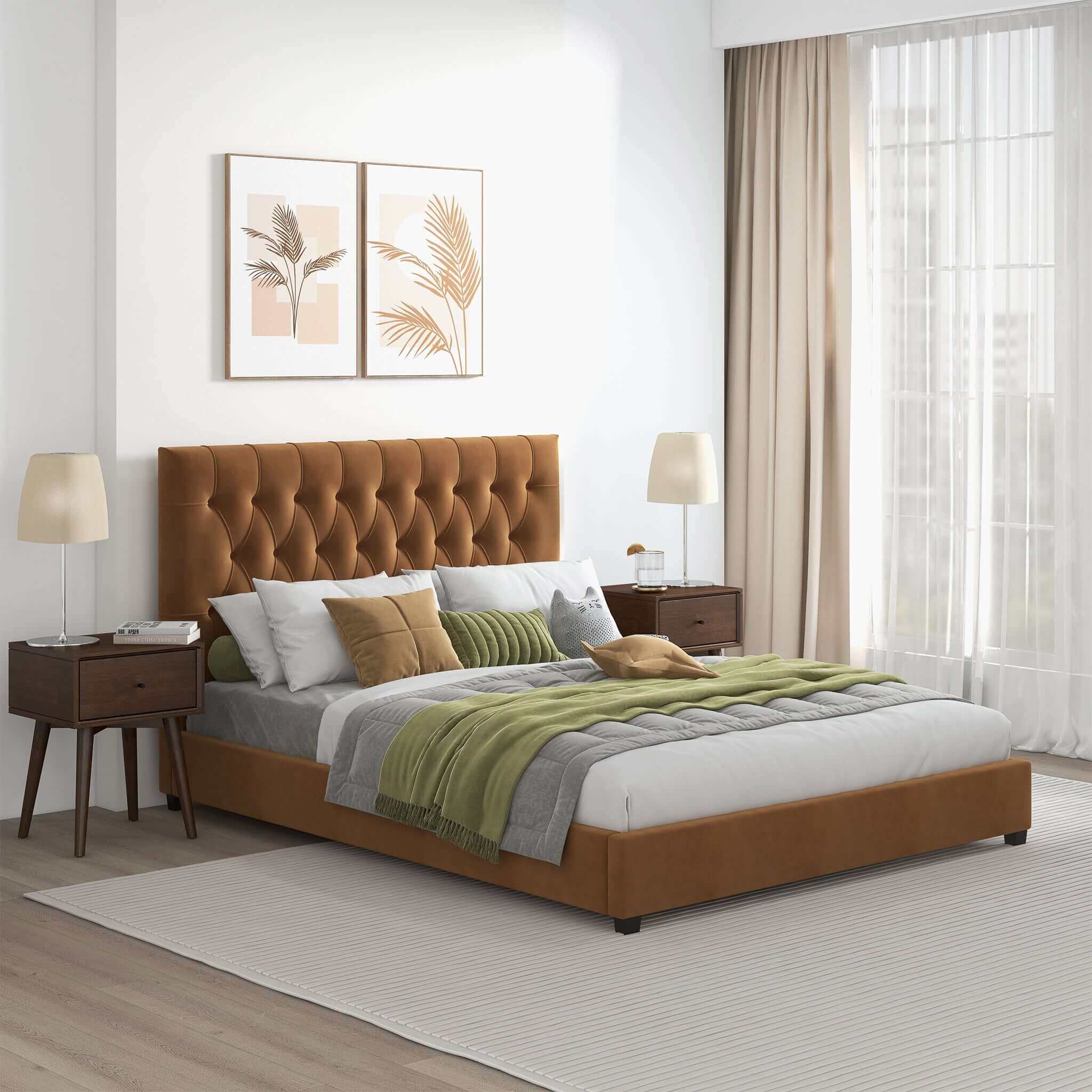 English Elm Donald Platform Bed