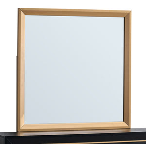 English Elm Kramer Square Gold Frame Wall Mirror with Low Distortion Glass for Bedroom Accent B078P497919