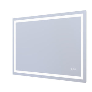 English Elm 48" X 32" Led Vanity Mirror Dual Lit Dimmable Anti-fog Bathroom Wall Mount W1920P493140