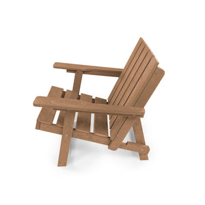 English Elm Shoreline Recycled Hdpe Folding Adirondack Chair Fully Assembled Modern Patio Seating Teak B2745P409679