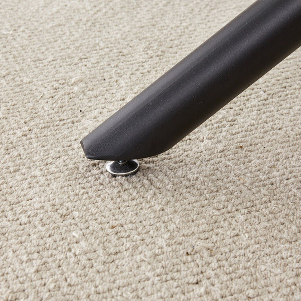 English Elm 63"x35.4" Luxurious Marble-Patterned Tempered Glass Dining Table with Gold Fork Legs, Scratch-Resistant Elegance Black W1151S03723