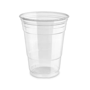 English Elm 16oz Pet Clear Plastic Cold Cups Bulk Case of 1000 for Cafe Beverage Service B2762P477014