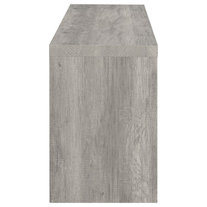 English Elm Bergeron Grey Driftwood TV Stand with 2 Drawers, Rustic Weathered Finish, Durable Engineered Wood Storage (59" Wide) B062P331091