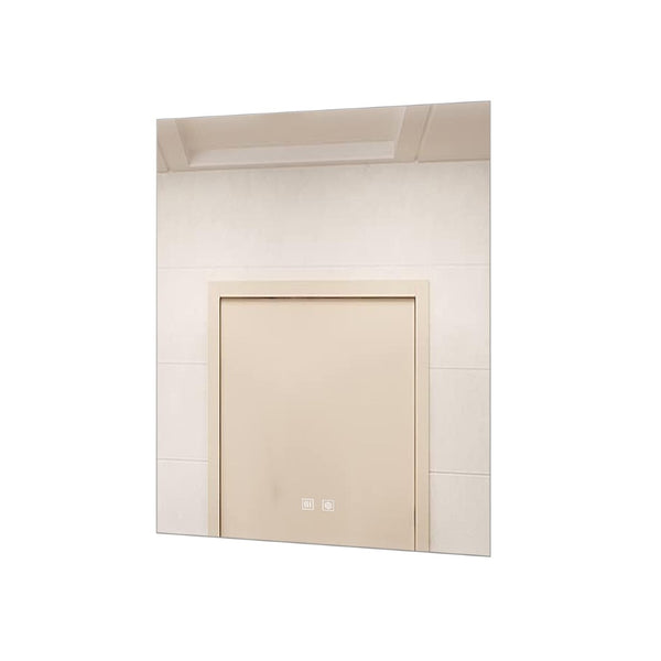 English Elm Vellum Led Backlit Frameless Bathroom Vanity Mirror with Defogger and Touch Controls B2731P478337