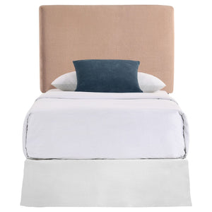 English Elm Blush Plush Upholstered Twin Headboard Art Deco Glam Bedroom Focal Accent B062P153889