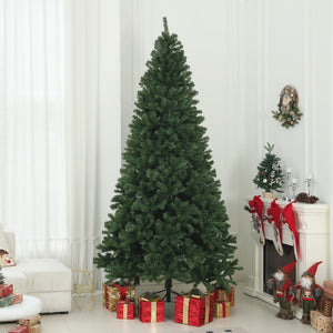 English Elm Homcom 9Ft Artificial Christmas Tree With 2132 Branch Tips, Easy Setup & Sturdy Steel Base For Holiday Decor W2225P229281