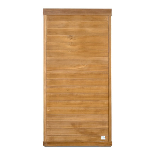 English Elm One Person Far Infrared Cedar Indoor Sauna with Glass Door and Bluetooth Audio W632S00015