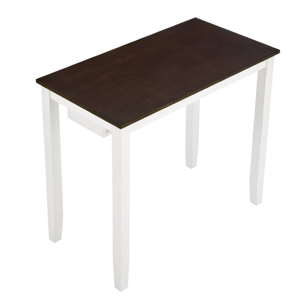 English Elm Bar Table and Stool Set Industrial Mdf Counter Height Dining for Game Room or Nook W487P331242