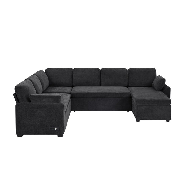 English Elm Swivel Barrel Accent Chair Chenille Tufted Round Club Seat for Living Room Lounge Black N719S002380B