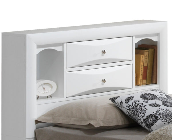 English Elm Stylish White Twin Storage Bed - Modern Design With Practical Drawers For Small Spaces & Kids' Rooms B078S00212-GIGA