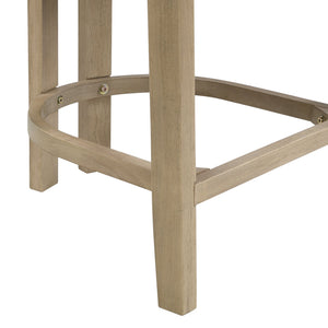 English Elm Christopher Knight Home® - 26" Counter Height Bar Stool with Padded Upholstery and Rubberwood Frame, Contemporary Comfort Set of 2 Beige,Natural N771P345970A