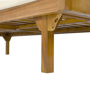 English Elm Christopher Knight Home® - Claremont 3-Seater Daybed With Rattan Arms – Stylish Beige Cushions For Indoor & Outdoor Relaxation N770P205570B