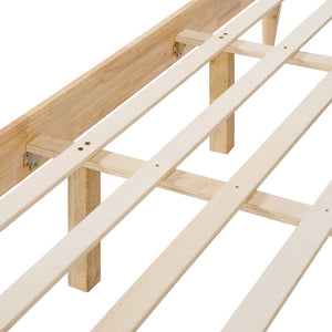 English Elm Christopher Knight Home® - King Boucle Upholstered Bed Frame with Plush Vertical Headboard, Solid Wood Legs, No Box Spring Needed Ivory N757P256241B