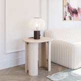 Risan Side Table Natural 109923 Zuo Modern