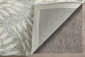 Feizy Rugs Wallace Hand-tufted Wool Rug - Modern Floral & Botanical Design For Stylish, High-traffic Spaces Gray,Ivory Wool Wal8a38fgry000f00