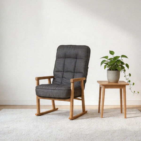 English Elm Modern Ergonomic Lounge Chair Adjustable Lumbar Support Cushioned Seat for Any Room W244P459660