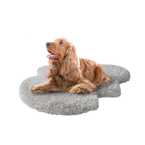 JLA Home Friends Forever - Hide Orthopedic Faux Fur Mat SM — Low-Profile Egg Crate Support, Machine-Washable Cover, Stylish Rug PET63HM6012