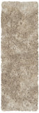 Feizy Rugs Indochine Plush Hand-tufted Polyester Shag Rug - Luxurious High Pile For Contemporary Spaces Tan,Taupe Polyester 4944550fcrm000i26