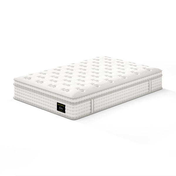English Elm 12'' Hybrid Full Mattress Memory Foam Pocket Coils Fiberglass Free Spinal Support B2716P383548
