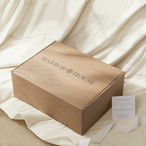 English Elm 1-piece Reversible Tencel Fill Comforter with Sculptural Weave for Full Queen Beds Ivory B035P408275