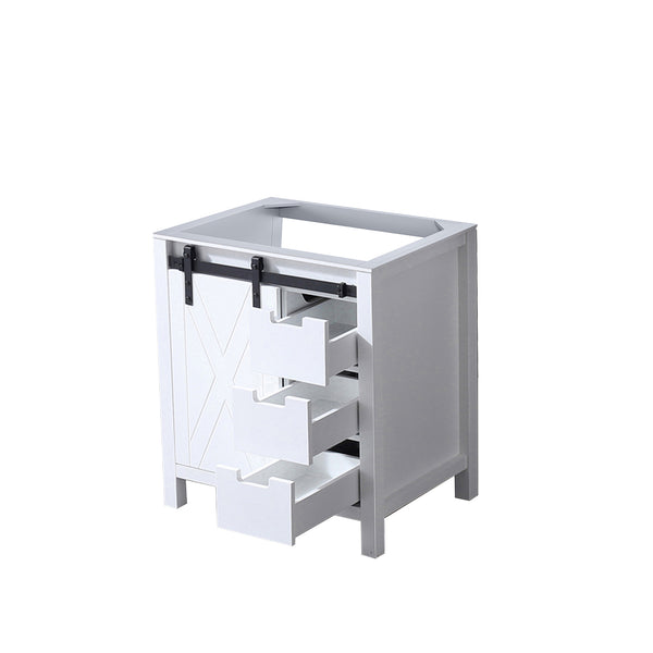 English Elm White 30-in Bath Vanity with Soft-Close Drawers, Solid Wood Frame, Fully Assembled, Spacious Storage B2731P259995