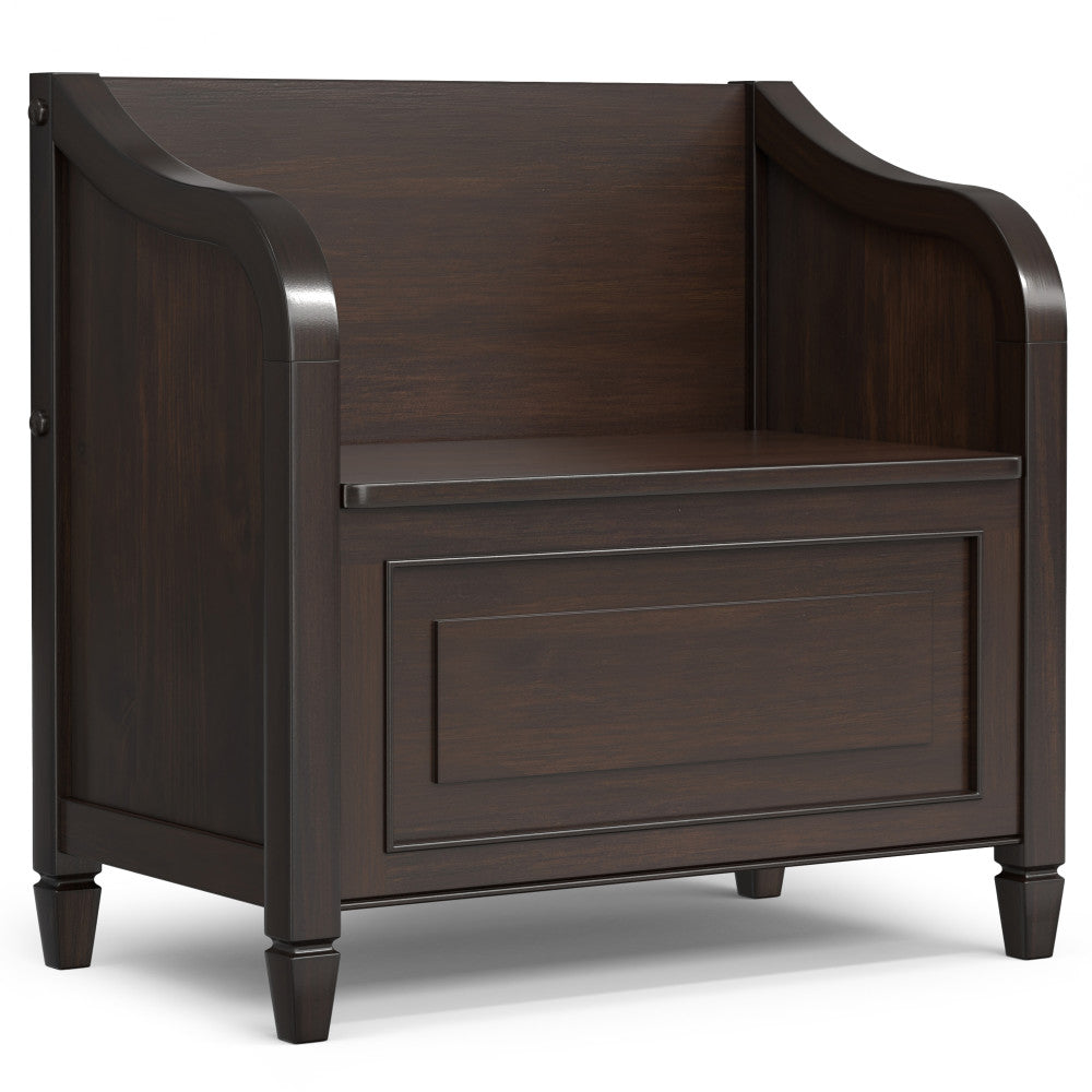 Connaught Small Entryway Storage Bench English Elm