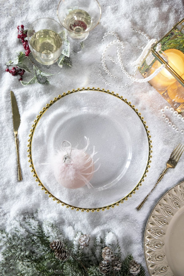 English Elm 8 Pack Plastic Charger Plates - Stylish, Durable & Reusable Table Decor For Events & Gatherings W2078P285450