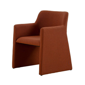 VIG Furniture Modrest Lasara - Modern Rust Fabric Dining Chair VGDW-L-895-RST