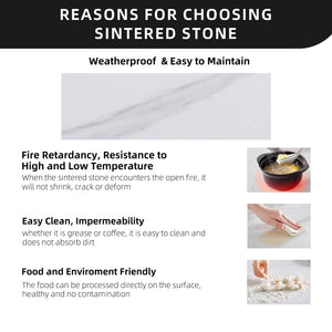 English Elm Modern 7Pc Outdoor Aluminum Dining Set - Sleek Marble-Top Table, 4 Chairs & 2 Swivel Rockers Included W1886S00018