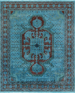 Pasargad Lahore Collection Hand-knotted Wool Area Rug – Bold, Trendy Design For Elegant Spaces   024085