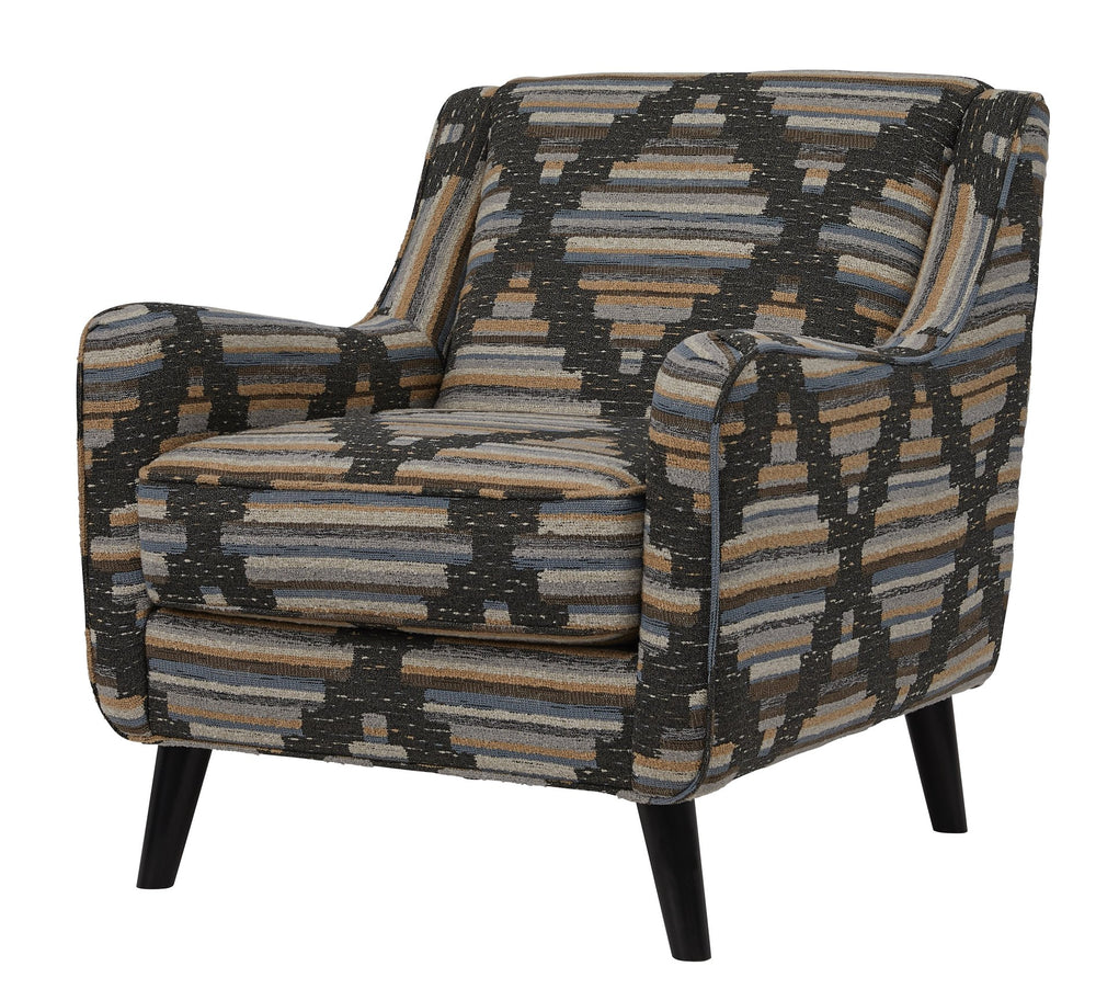 Fusion Lonestar Kathmandu Storm Accent Chair - Unique Multi-print Design With Durable Comfort & Style Multi Ws ,2% Polyester,98% Polypropylene 240 Kathmandu Storm Accent Chair
