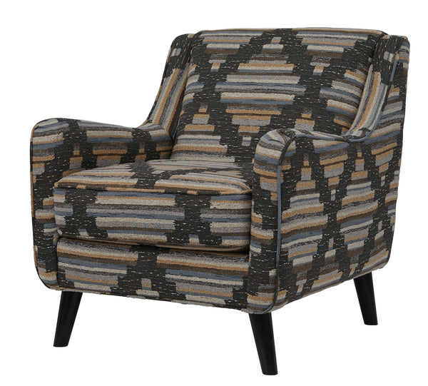 Fusion Lonestar Kathmandu Storm Accent Chair - Unique Multi-print Design With Durable Comfort & Style Multi Ws ,2% Polyester,98% Polypropylene 240 Kathmandu Storm Accent Chair