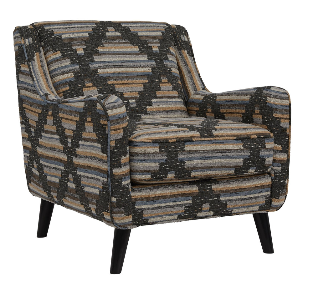 Fusion Lonestar Kathmandu Storm Accent Chair - Unique Multi-print Design With Durable Comfort & Style Multi Ws ,2% Polyester,98% Polypropylene 240 Kathmandu Storm Accent Chair