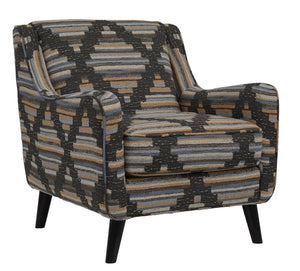 Fusion Lonestar Kathmandu Storm Accent Chair - Unique Multi-print Design With Durable Comfort & Style Multi Ws ,2% Polyester,98% Polypropylene 240 Kathmandu Storm Accent Chair