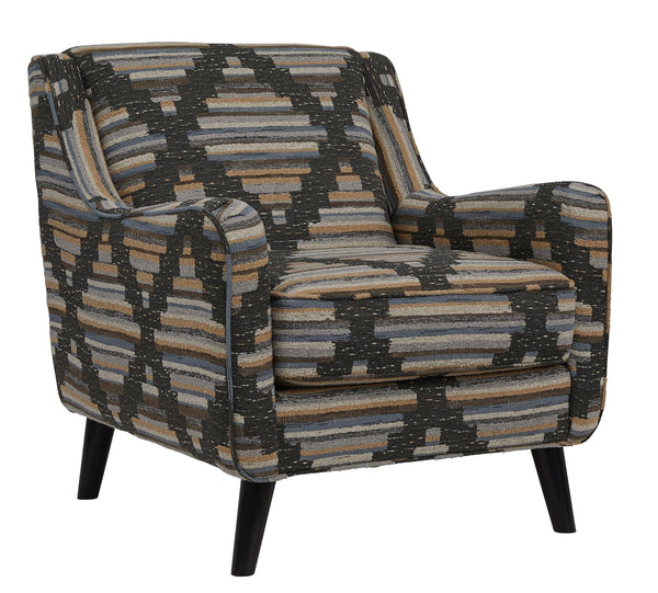 Fusion Lonestar Kathmandu Storm Accent Chair - Unique Multi-print Design With Durable Comfort & Style Multi Ws ,2% Polyester,98% Polypropylene 240 Kathmandu Storm Accent Chair