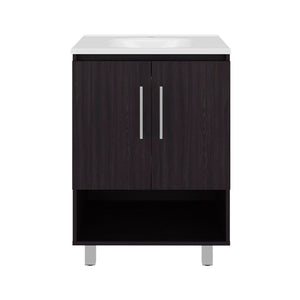English Elm Colville Floating Wall Mount Vanity Cabinet Matte Finish Modern Bathroom Storage B092P439913