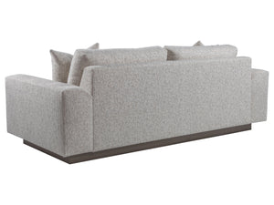 Lexington Artistica Home Lana Elegant Bench Seat Sofa With Luxurious Down Pillows And Driftwood Finish For Stylish Living  Wood 2410-33-1-40