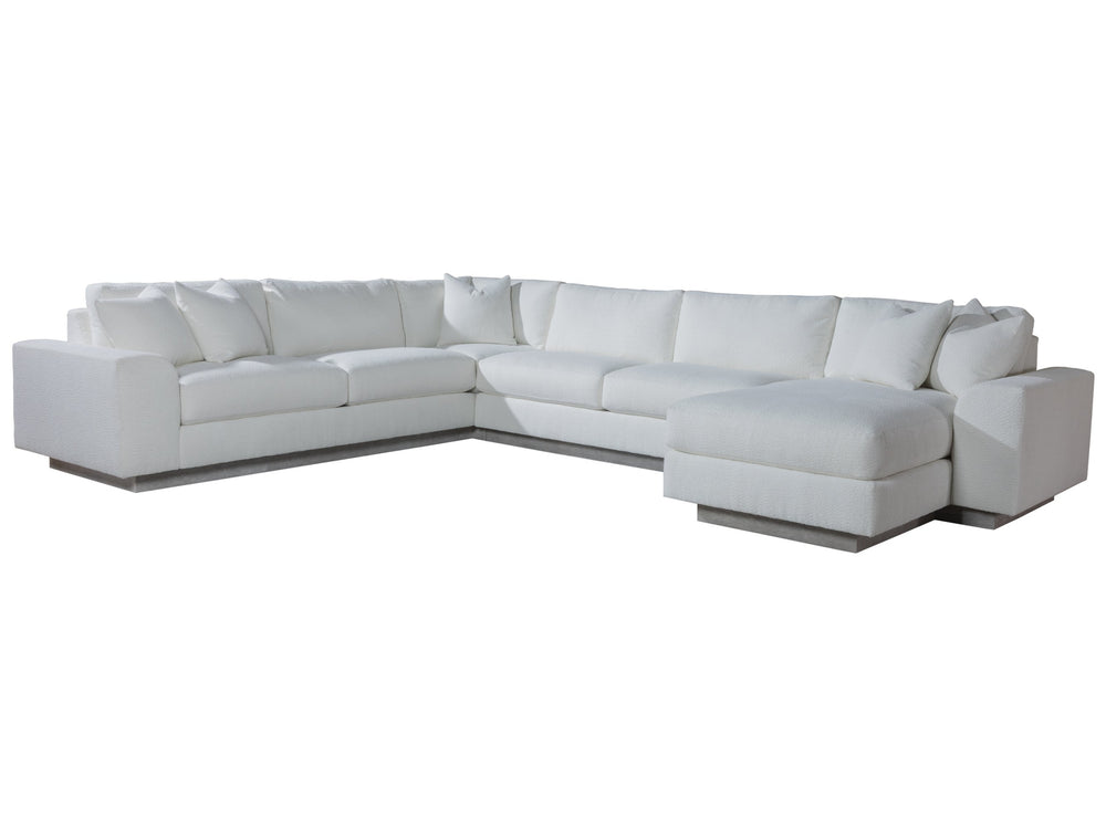 Lexington Artistica Home Lana Luxurious Sectional Sofa With Comfortable Down Pillows And Stylish Shell Finish For Your Home  Wood 2410-50s-40