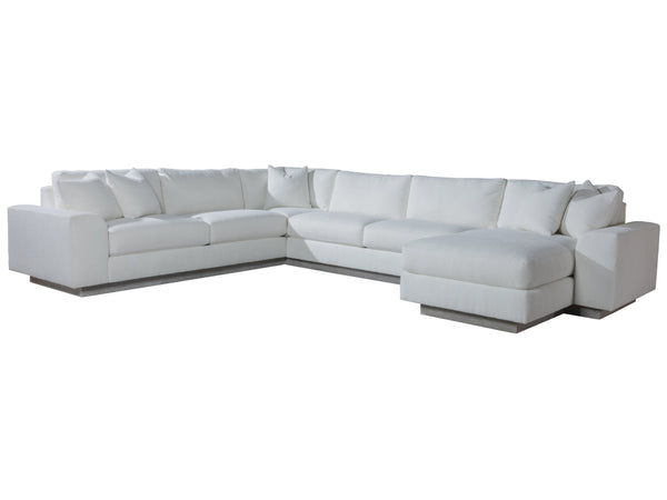 Lexington Artistica Home Lana Luxurious Sectional Sofa With Comfortable Down Pillows And Stylish Shell Finish For Your Home  Wood 2410-50s-40