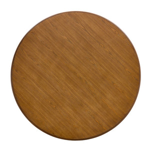 English Elm Christopher Knight Home® - Round Mid-Century Dining Table with Hairpin Metal Legs and Open Shelf, Seats Four Comfortably Ash Brown N771P205332A