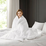 Madison Park Stay Puffed Casual Overfilled Down Alternative Comforter MP10-8298 White