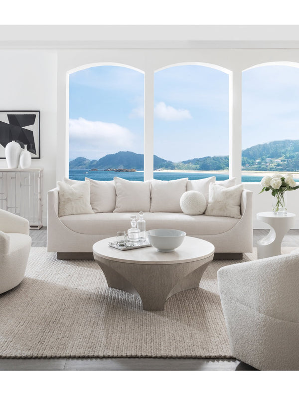 Lexington Artistica Home Claudette Luxurious Driftwood Bench Seat Sofa With Plush Down Pillows And Elegant Scatterbacks  Wood 2413-33-1-41