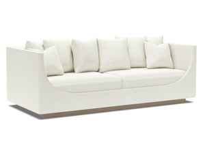 Lexington Claudette Tailored Contemporary Sofa with Plush Cushions for Modern Living Rooms 2413-33-2-60