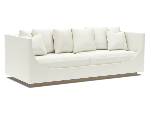 Lexington Claudette Tailored Contemporary Sofa with Plush Cushions for Modern Living Rooms 2413-33-2-60